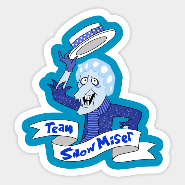 Team Snow Miser Sticker by ToonSkribblez